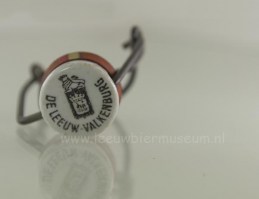 leeuw bier porceleinen dop rond 3